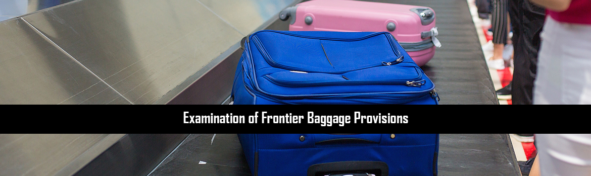 frontier airlines checked baggage